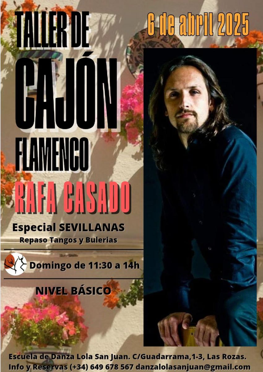 Taller de Cajón Flamenco Marzo